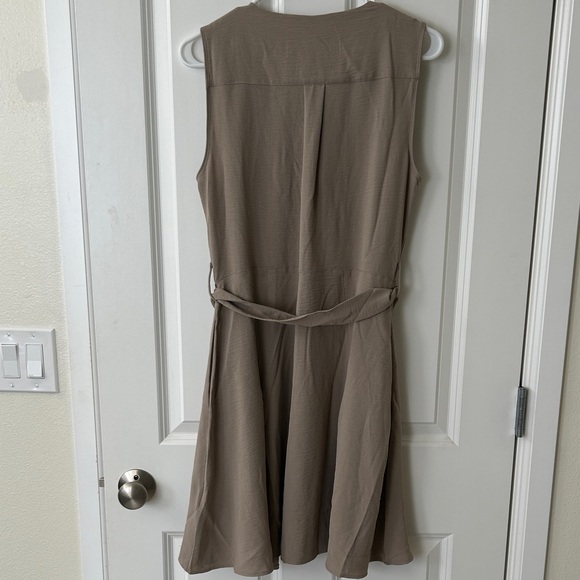 DKNY Women's Brown Midi Dress - Picture 5 of 6
